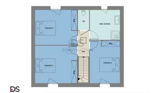 Maison 115 m² à construire Iteuil (86240)