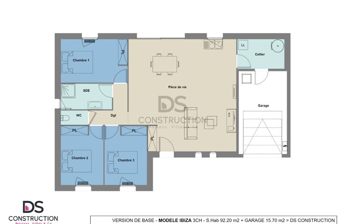 Vente maison à construire 92 m² Iteuil (86240) — photo 3