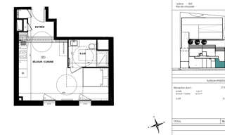 Appartement 1 Pièce 33 m² à vendre à Saint-Brieuc (22000)