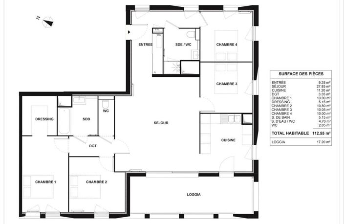 T5 - 113m ² — photo 3