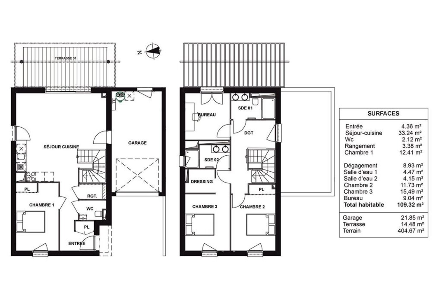 Maison Contemporaine - 109m ² — photo 1