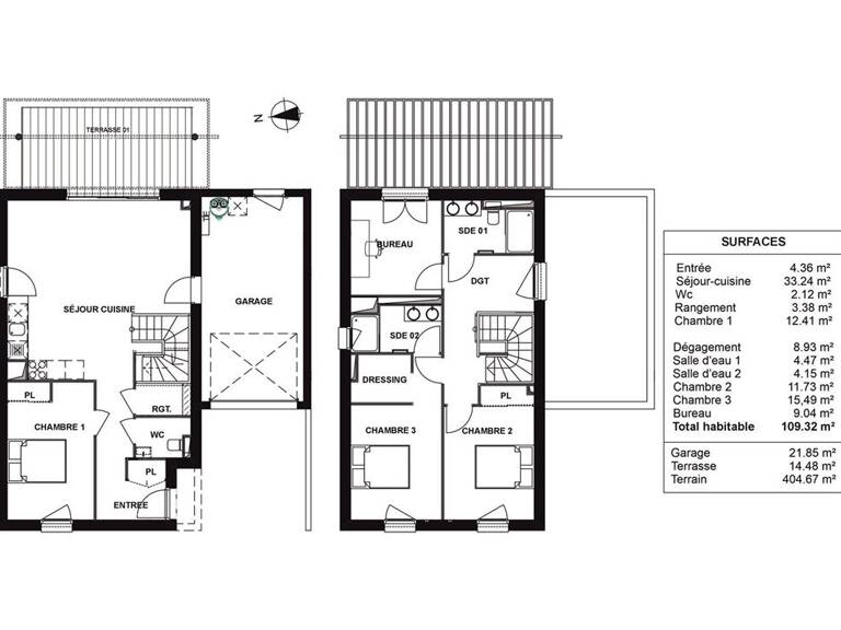 Maison Contemporaine - 109m ² — photo 1
