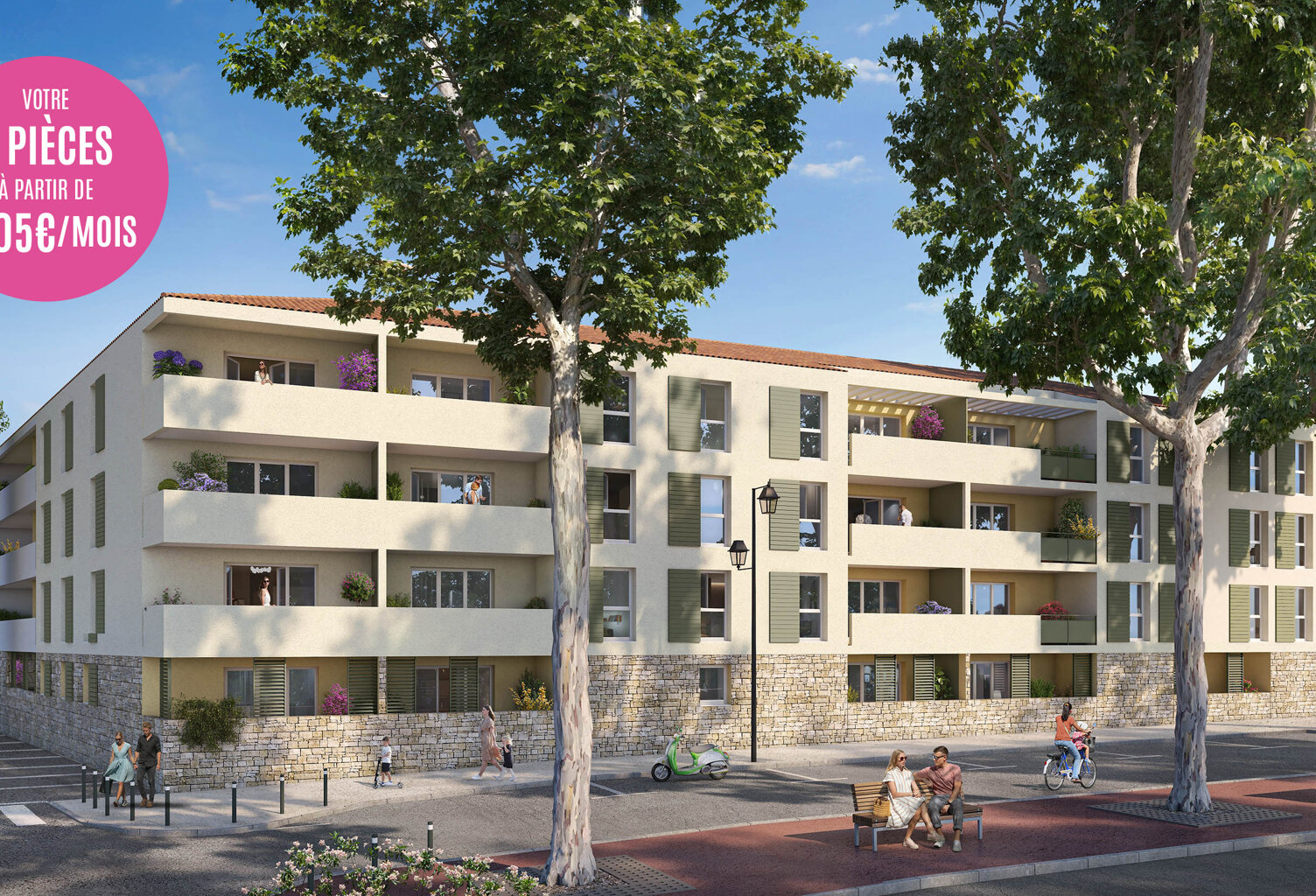 Vente programme neuf T2, T3, T4 37 à 86 m² Brignoles (83170) — photo 1