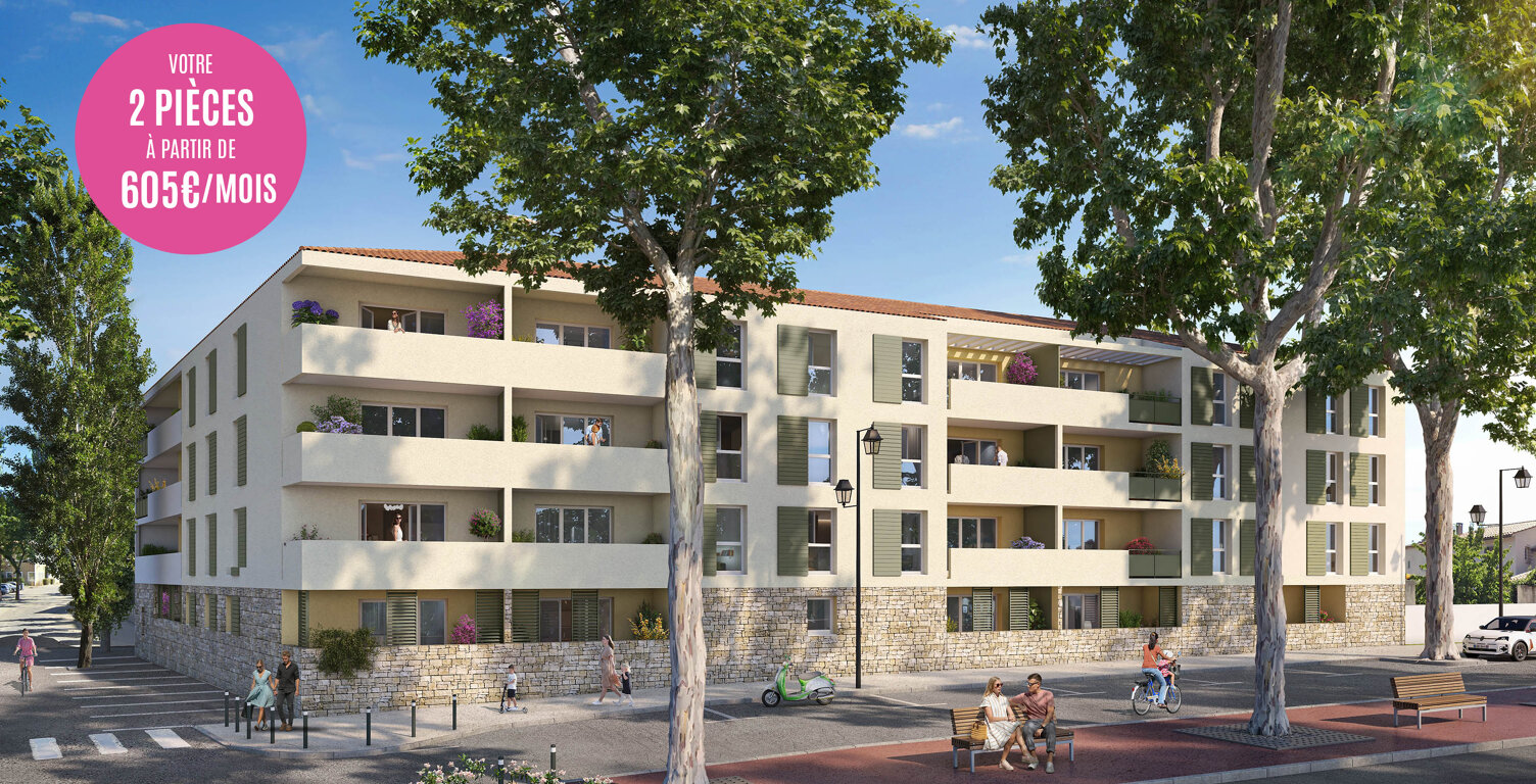 Vente programme neuf T2, T3, T4 37 à 86 m² Brignoles (83170) — photo 1