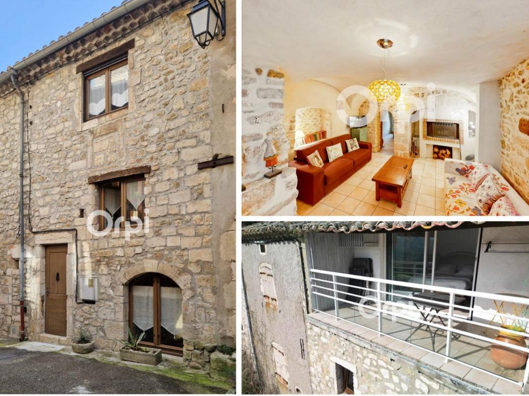Maison de Village   T5 à vendre Lagorce 07150