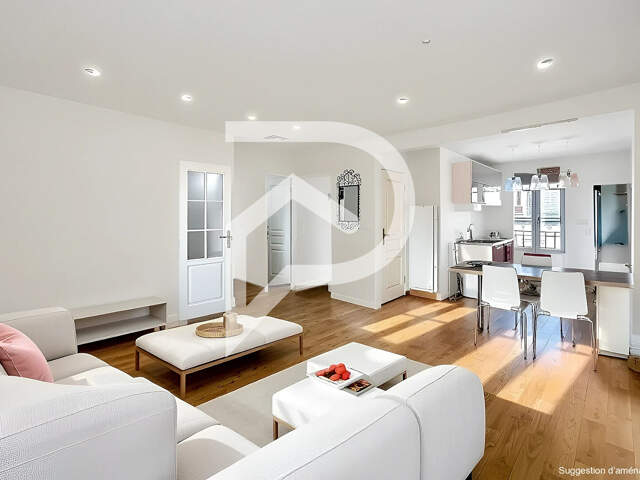Appartement Suresnes - 4 pièce(s)  duplex 89m2 au sol — photo du bien