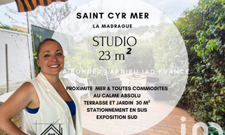 Appartement 1 Pièce 23 m² à vendre à Saint-Cyr-sur-Mer (83270)