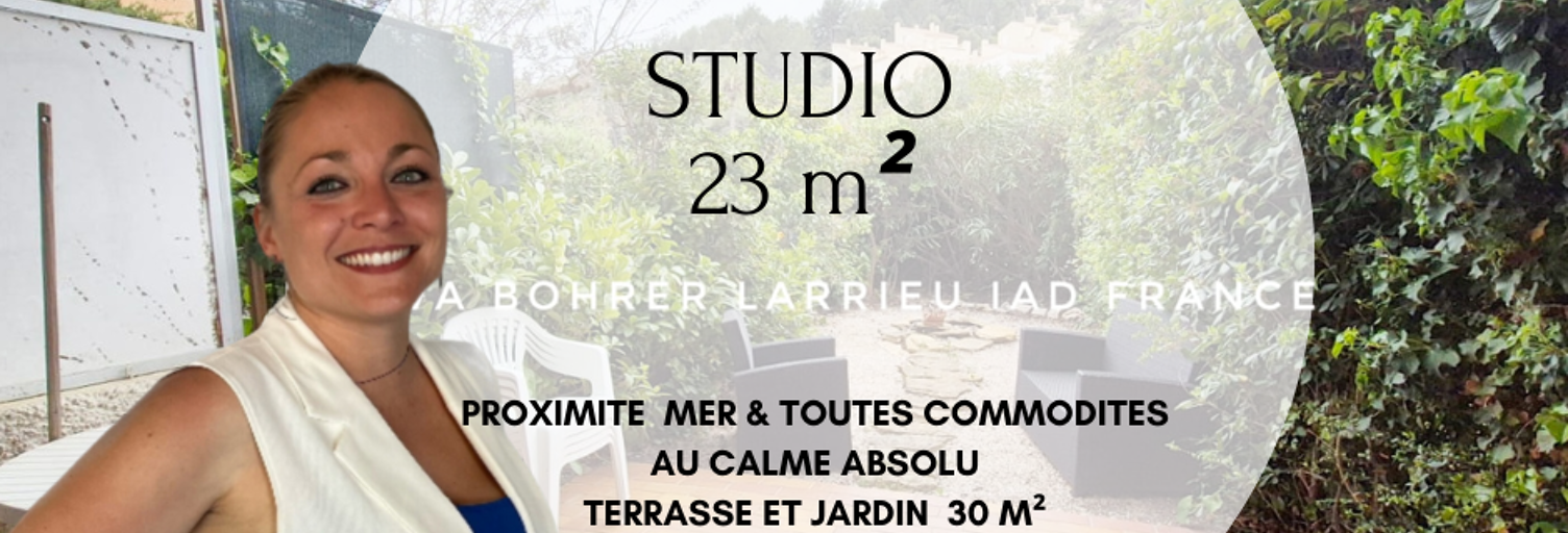 Appartement 1 Pièce 23 m² à vendre à Saint-Cyr-sur-Mer (83270)