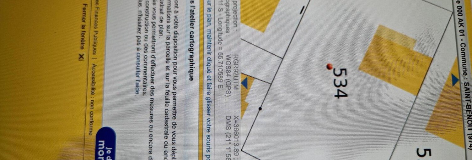 Terrain   m² à vendre à Saint-Benoît (97470)