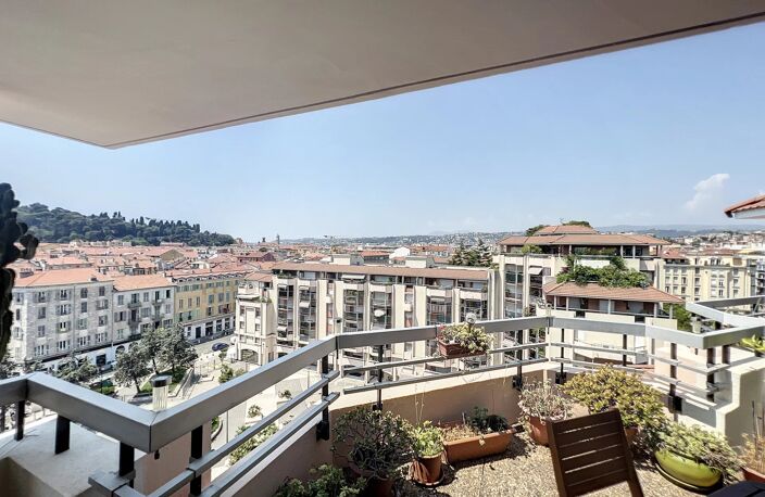 F5/ DUPLEX. NICE LE PORT / TERRASSE VUE MER / DERNIER ETAGE — photo 2