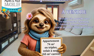 Appartement 4 Pièces 74 m² à vendre à Roquebillière (06450)