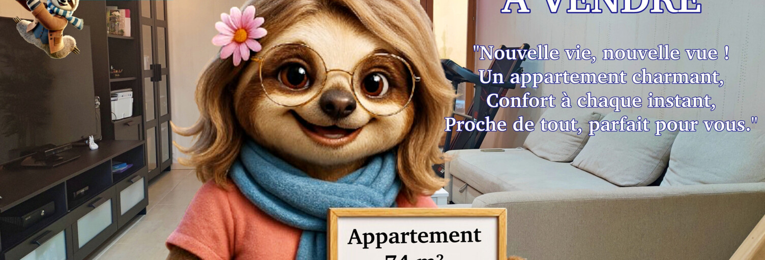 Appartement 4 Pièces 74 m² à vendre à Roquebillière (06450)