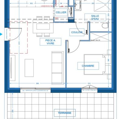 Appartement 2 pièces 155000 €