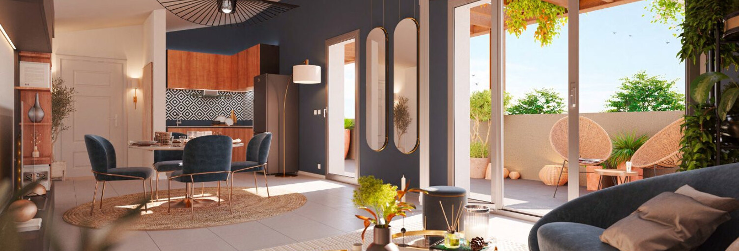 Appartement neuf T2, T3, T4 Pièce 39 à 82 m² à vendre à Labarthe-sur-Lèze (31860)