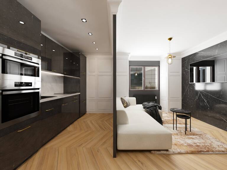 Studio de 22,13 m² | Entièrement rénové — photo 1