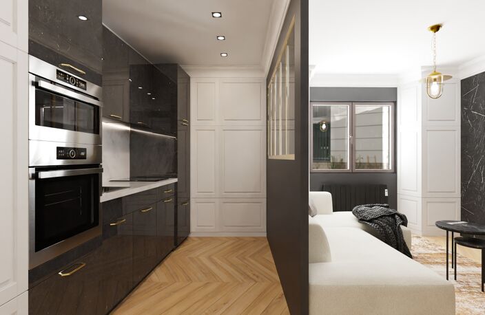 Studio de 22,13 m² | Entièrement rénové — photo 4