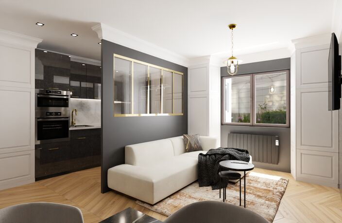 Studio de 22,13 m² | Entièrement rénové — photo 5