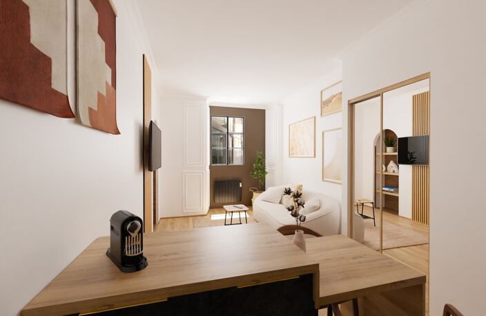 Studio 22,51 m² | Entièrement rénové — photo 3