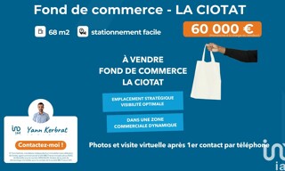 Commerce  68 m² à vendre à La Ciotat (13600)