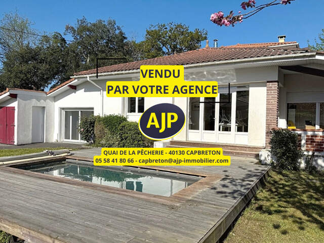 CAPBRETON CENTRE - MAISON PLAIND-PIED 4 CHAMBRES AVEC GARAGE ET PISCINE — photo du bien