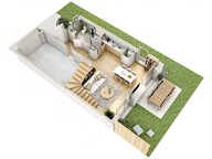Maison 3 chambres avec jardin, terrasses et garage — photo 3