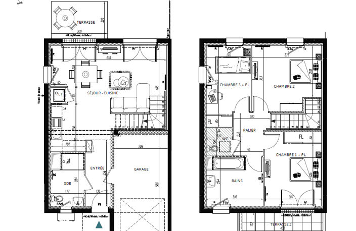 Maison 3 chambres avec jardin, terrasses et garage — photo 4