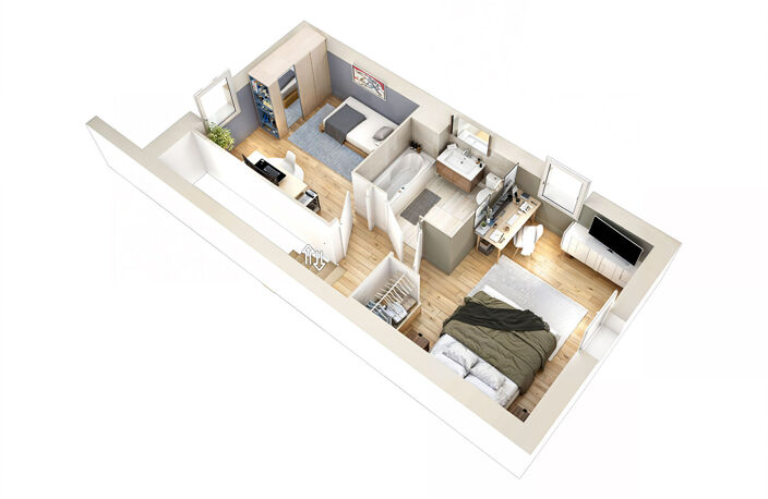 Maison 2 chambres avec jardin, terrasse et parking — photo 2