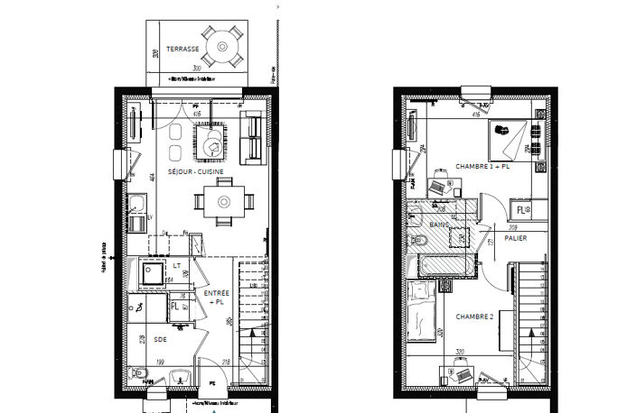 Maison 2 chambres avec jardin, terrasse et parking — photo 4