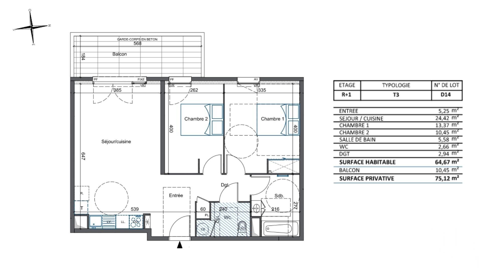 Vente Appartement 3 pièces - Photo 5