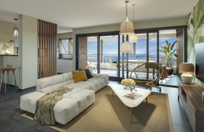 A VENDRE: Appartement T4 Duplex face à la mer à Vieux Fort — photo 2