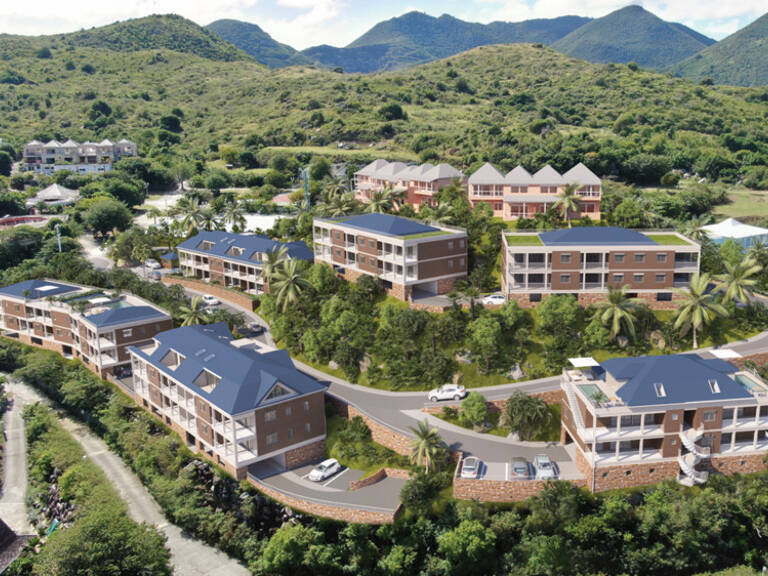 À vendre : Appartement T3 au R+2 avec vue mer à Anse Marcel — photo 1