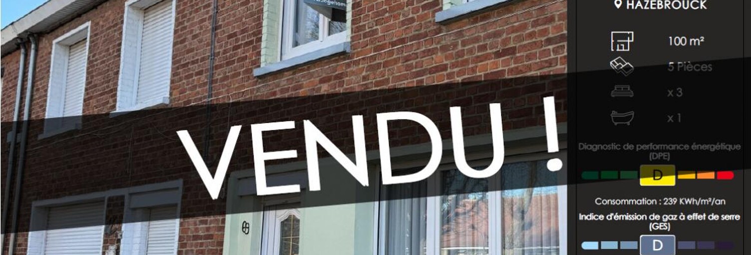 Maison 5 Pièces 100 m² à vendre à Hazebrouck (59190)