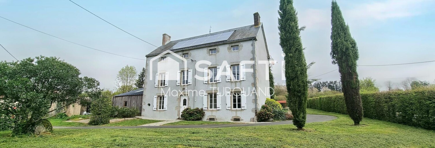 Maison 7 Pièces 180 m² à vendre à Saint-Paul-en-Gâtine (79240)