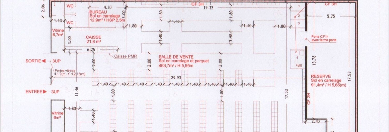 Commerce  798 m² à vendre à Savigny-le-Temple (77176)