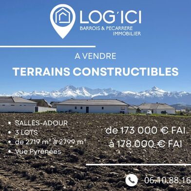 Terrain  173000 €