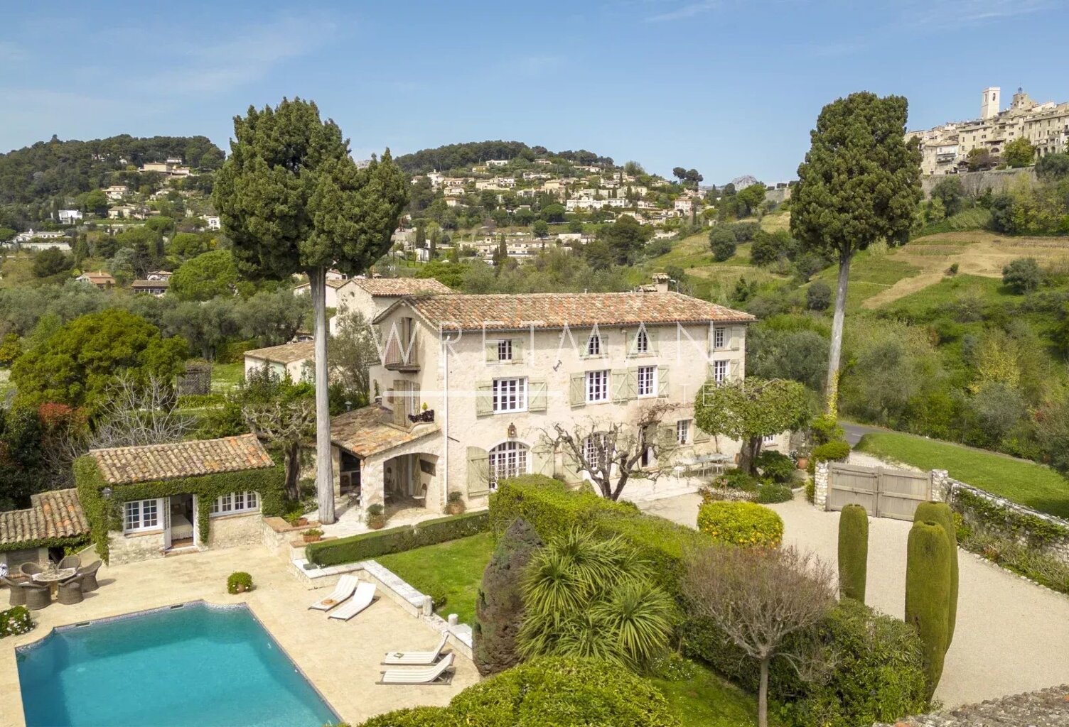 Bastide d’exception avec vue mer et village  - St-Paul-de-Vence — photo 1