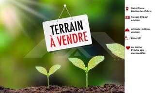 Terrain  378 m² à vendre à Saint-Pierre (97432)