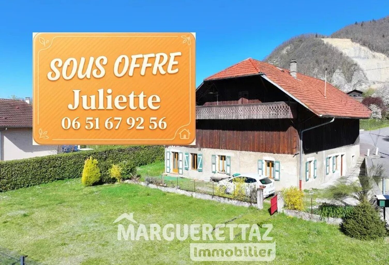 Maison de 288m² / T3 de 100m² / Grange de 180m² au sol - LA TOUR — photo 1