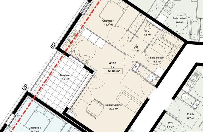 Vente Appartement 2 pièces — photo 3