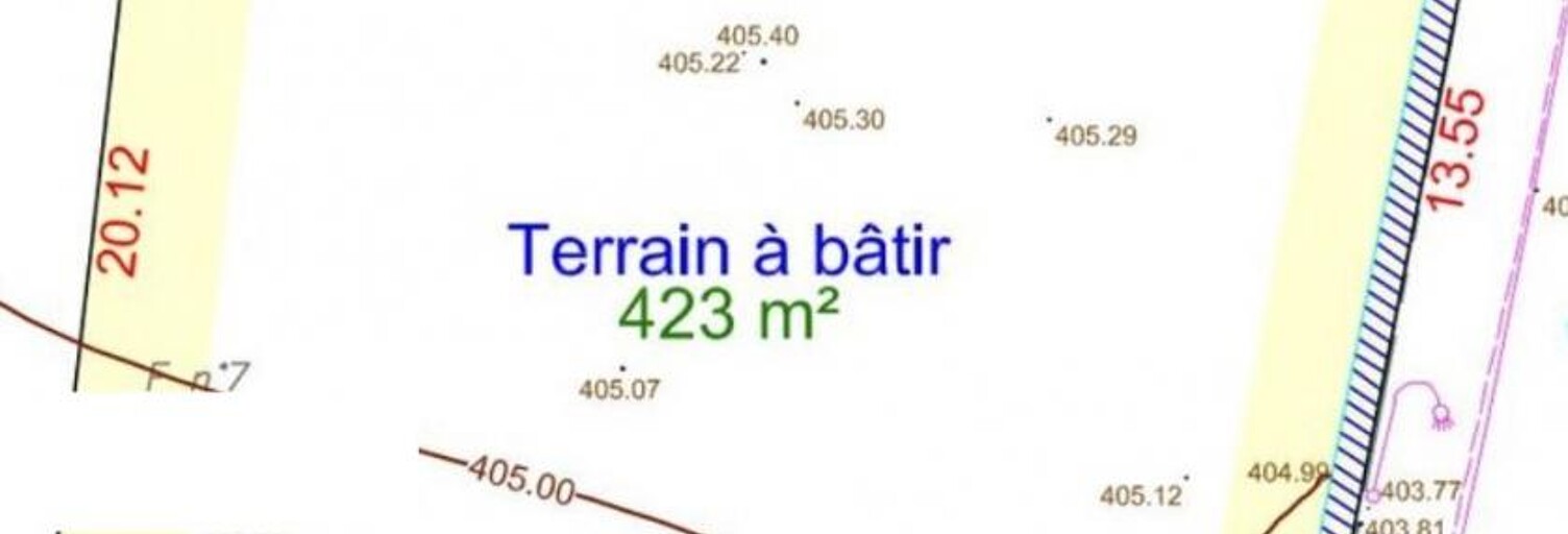 Terrain  423 m² à vendre à Saint-Laurent-d'Agny (69440)
