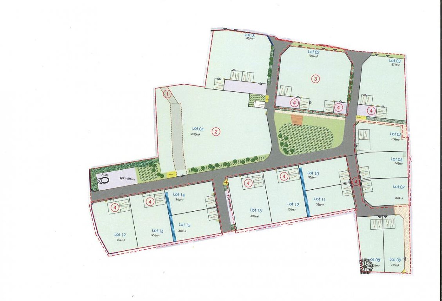 Terrain à vendre 506 m² centre Guérande — photo 1