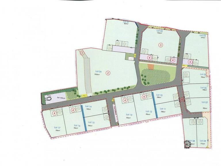Terrain à vendre 506 m² centre Guérande — photo 1