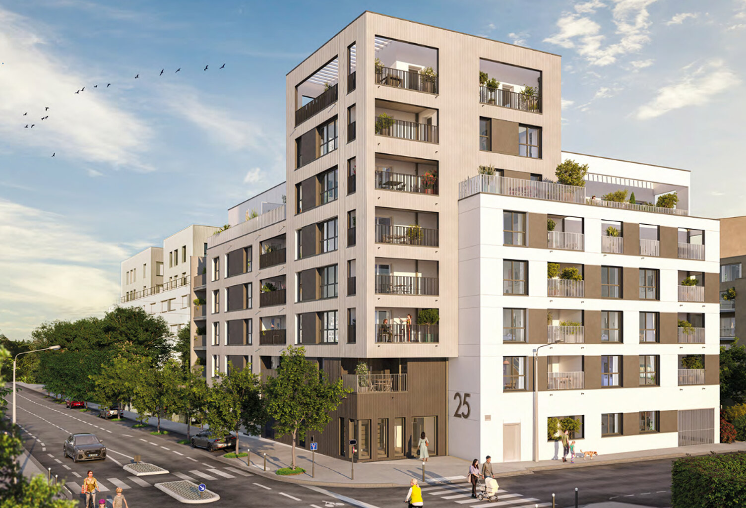 RENNES Jeanne d'Arc - T5 avec grande terrasse — photo 1