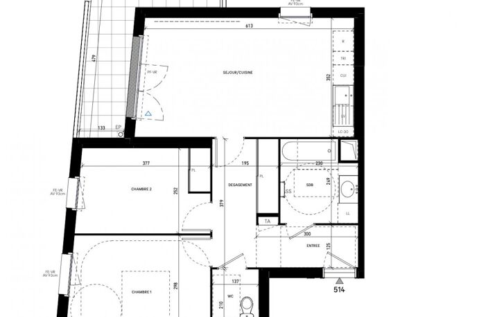 Vente Appartement 3 pièces — photo 2