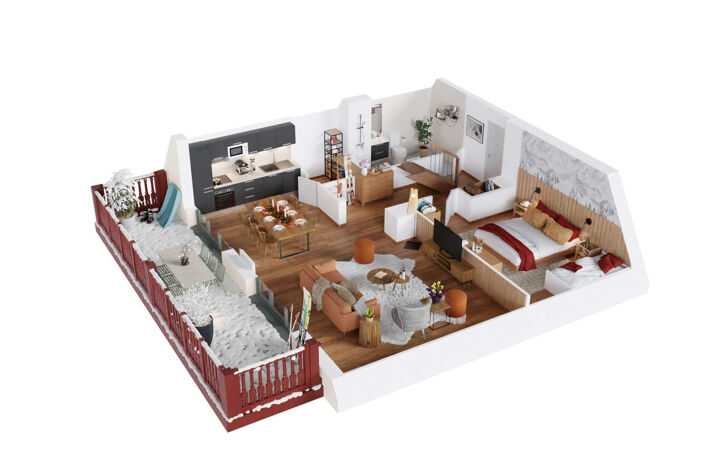 Vente programme neuf T1, T2, T3, T4, T5 25 à 120 m² Cauterets (65110) — photo 5