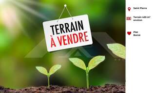 Terrain  420 m² à vendre à Saint-Pierre (97410)