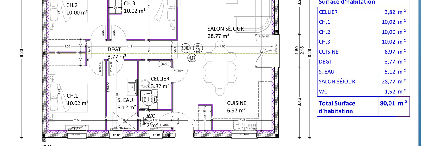 Maison 80 m² à construire Candresse (40180)