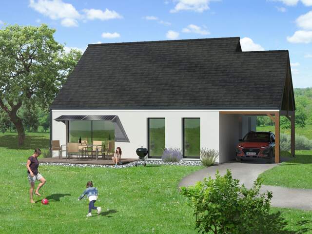 Projet de construction d'une maison 89.33 m² avec terrain à ORBEC (14) — photo du bien