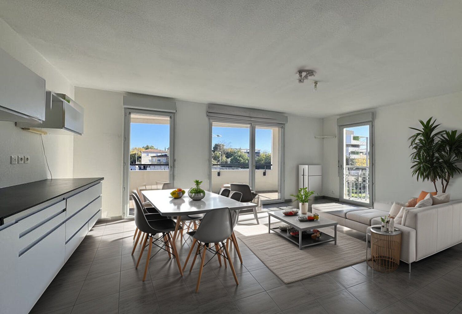 Vente appartement T3 // Lumineux // Vue dégagée — photo 1