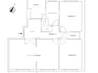 ASNIERES SUR SEINE : appartement F4 (78 m²) en vente avec bal... — photo 2